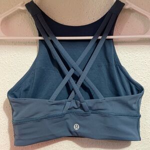 Lululemon Energy Bra High Neck Long Line Tough Medium Support, B–C Cup
Iron Blue